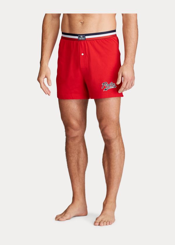 Men's Polo Ralph Lauren Cotton-Modal Knit Boxers | 935712HMU